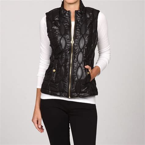 michael kors vest womens|michael kors black vest.